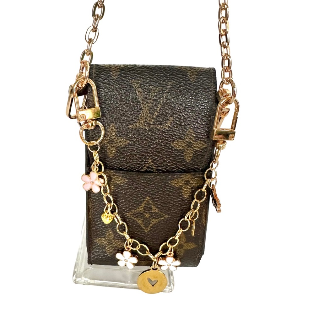 LOUIS VUITTON Monogram Mini Pouch on Chain